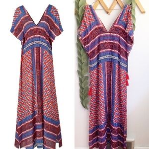 Souvenir Moroccan Tile Silk Luxury Caftan